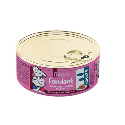 Picture of Gustav Melting Salmon for Cats 85g